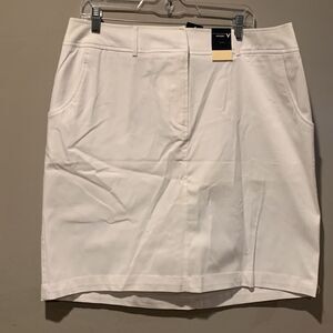 Venezia Khaki Denim Plus Size Skirt 100% Cotton Size 16